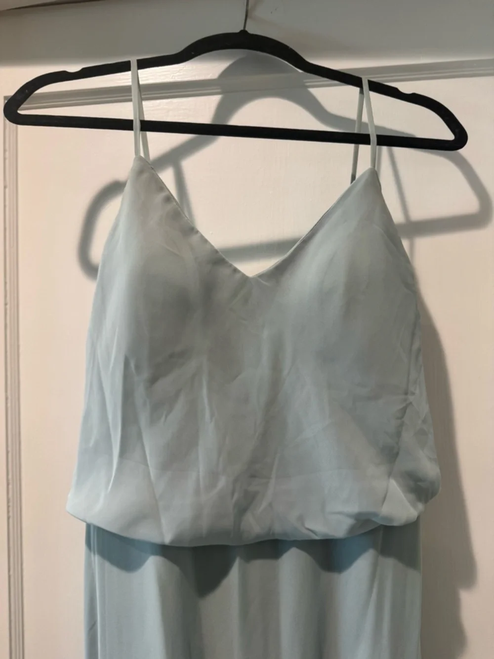 Birdy Grey Sage Green Dress with Spaghetti Straps - Picture 2 of 5